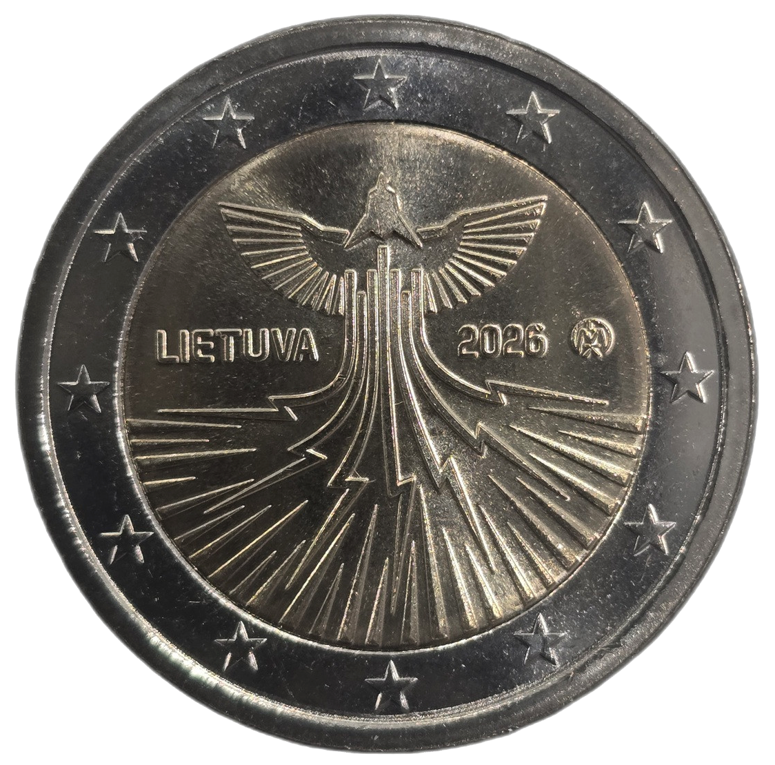 2 euros conmemorativa Independencia energética de Lituania